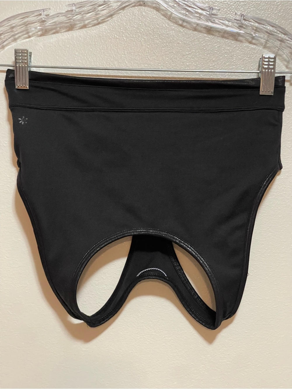Splendid Black Ribbed Sports Bra